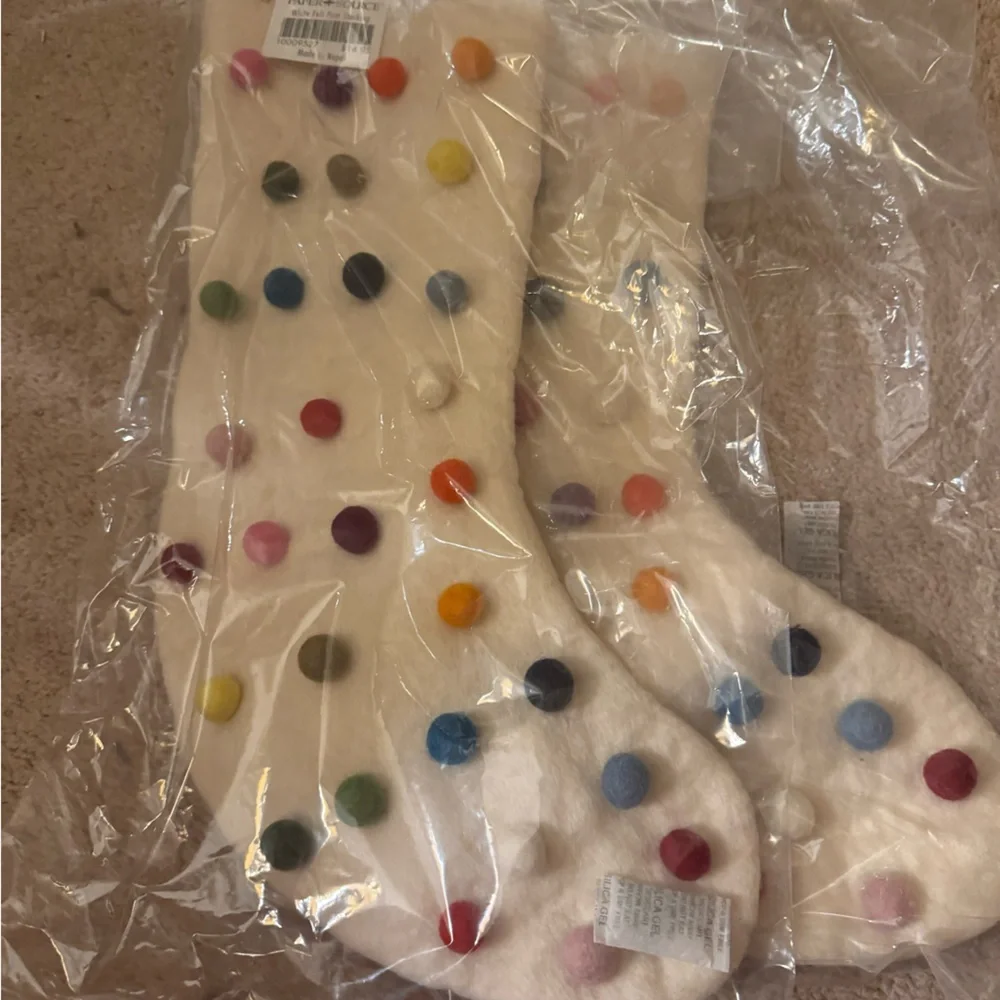 Colorful Polka Dot Stockings Paper Source
